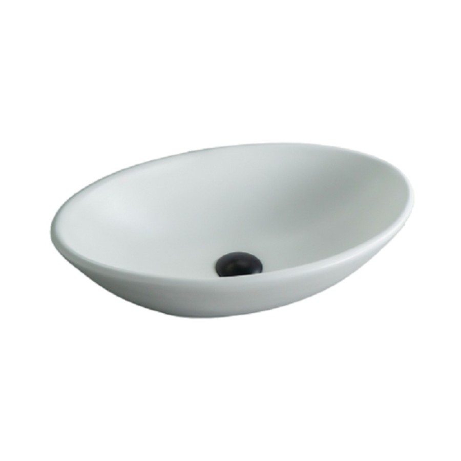 Раковина Gid Lago Wm9021 51193, 52 см, фаянс, белая матовая