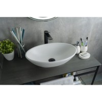 Раковина Gid Lago Wm9021 51193, 52 см, фаянс, белая матовая