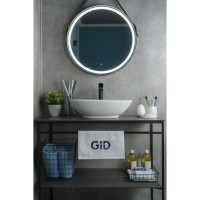 Раковина Gid Lago Wm9021 51193, 52 см, фаянс, белая матовая