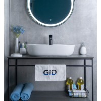 Раковина Gid Lago D1346 51194, 61 см, фаянс, белая