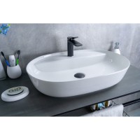 Раковина Gid Lago D1346 51194, 61 см, фаянс, белая