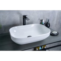 Раковина Gid Lago D1468 51195, 50 см, фаянс, белая