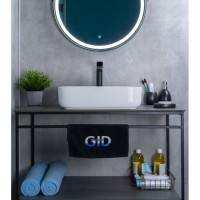 Раковина Gid Geometrico D1304 51197, 50 см, фаянс, белая
