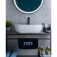 Раковина Gid Geometrico D1302 51198, 50 см, фаянс, белая