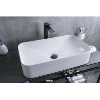 Раковина Gid Geometrico N9596, 51199, 61 см, фаянс, белая