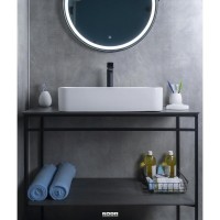 Раковина Gid Geometrico N9596, 51199, 61 см, фаянс, белая