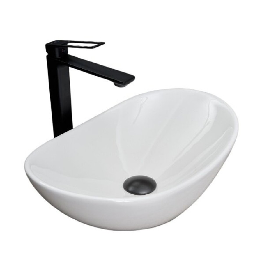 Раковина Gid Lago N9133 51201, 48 см, фаянс, белая