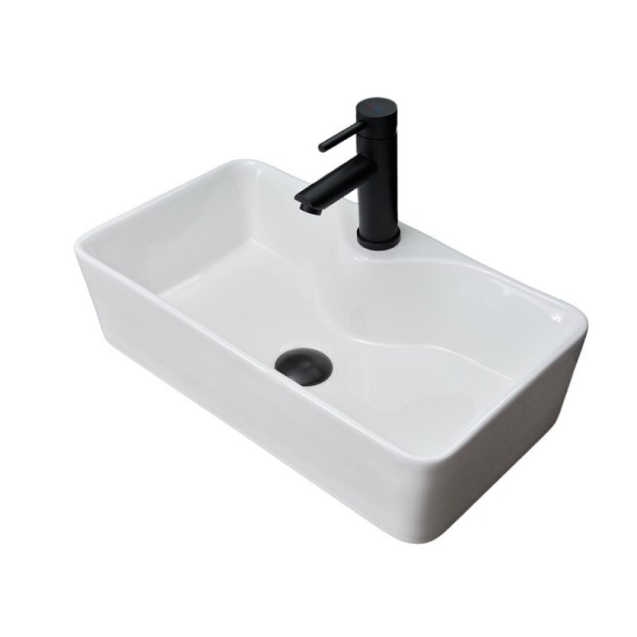 Раковина Gid Geometrico N9092 51202, 55 см, фаянс, белая