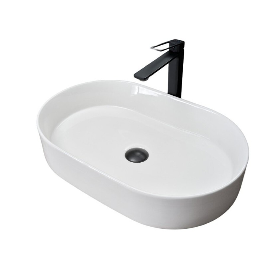 Раковина Gid Lago D1479, 51203, 61 см, фаянс, белая