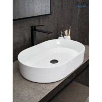 Раковина Gid Lago D1479, 51203, 61 см, фаянс, белая