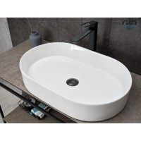 Раковина Gid Lago D1479, 51203, 61 см, фаянс, белая