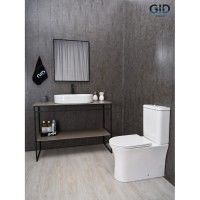 Раковина Gid Lago D1479, 51203, 61 см, фаянс, белая