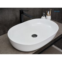 Раковина Gid Lago D1348 51204, 61 см, фаянс, белая