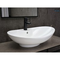 Раковина Gid Lago N9004, 51205, 65 см, фаянс, белая