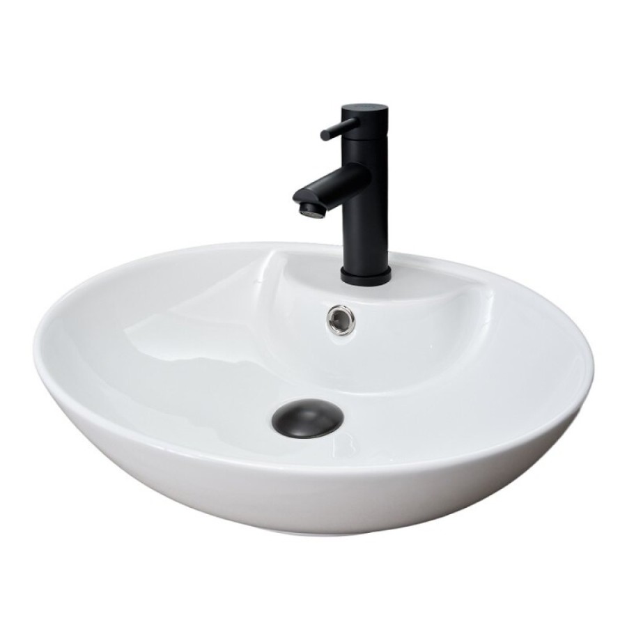 Раковина Gid Lago N9005 51206, 51 см, фаянс, белая