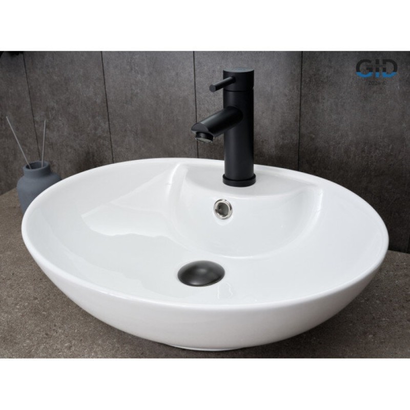 Раковина Gid Lago N9005 51206, 51 см, фаянс, белая