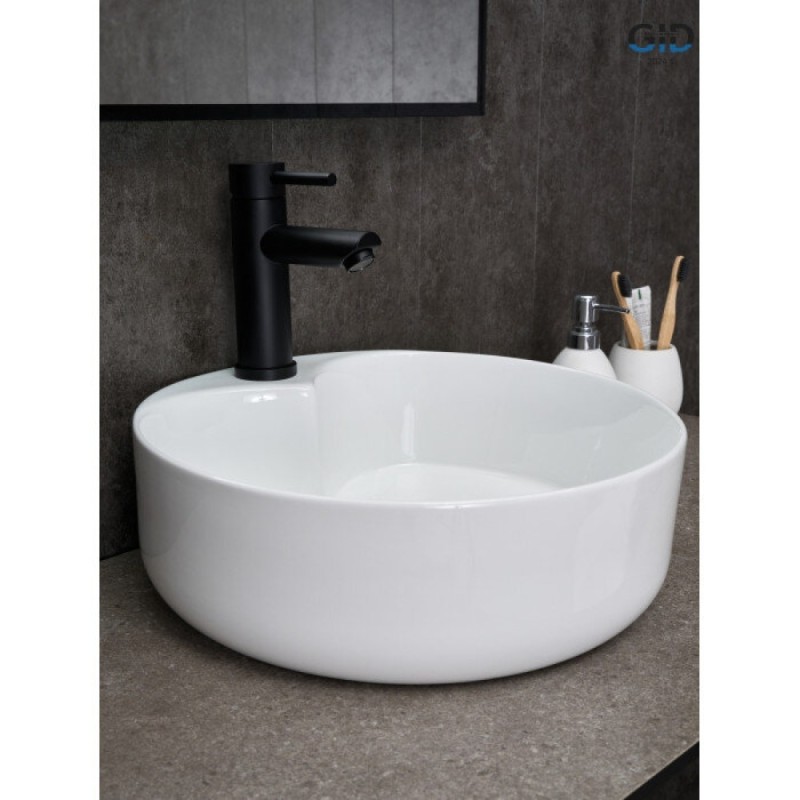 Раковина Gid Esfera N9013 51208, 40 см, фаянс, белая