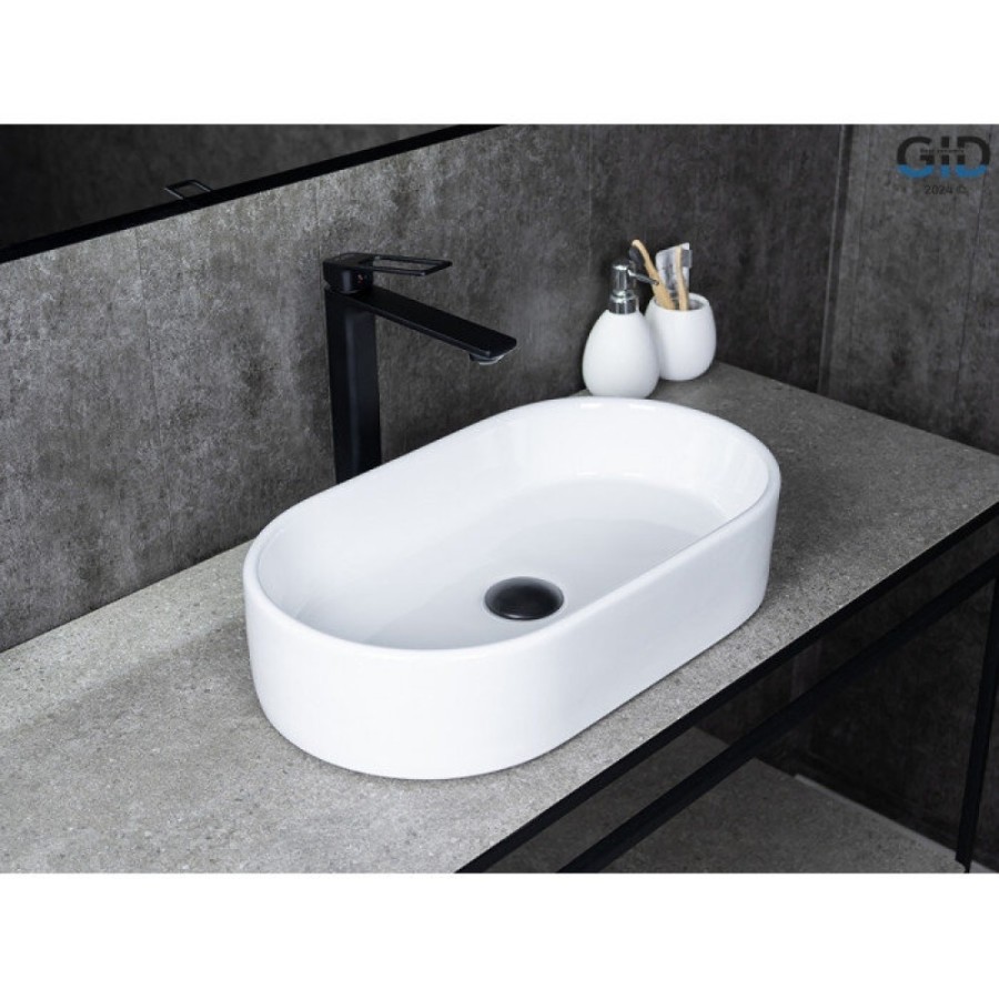 Раковина Gid Lago N9020 51209, 52 см, фаянс, белая