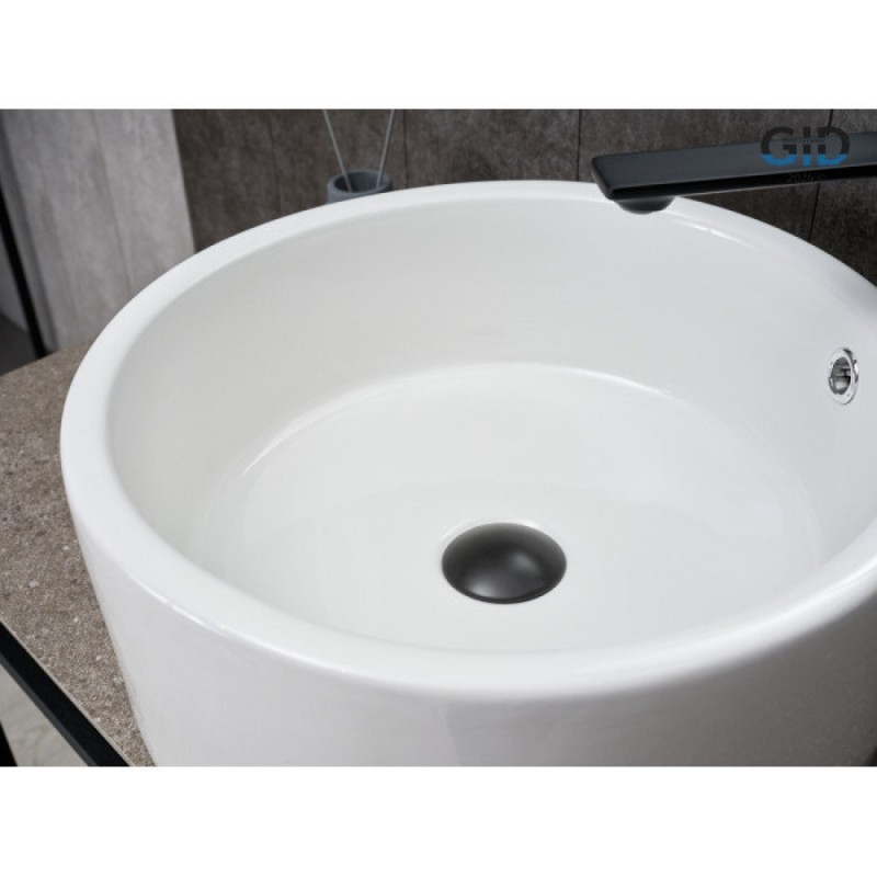 Раковина Gid Esfera N9130, 51212, 41 см, фаянс, белая