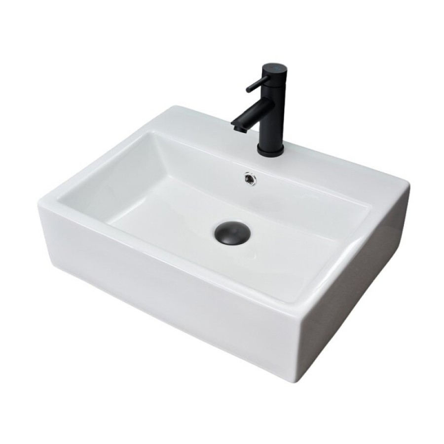 Раковина Gid Geometrico N9153 51215, 53 см, фаянс, белая