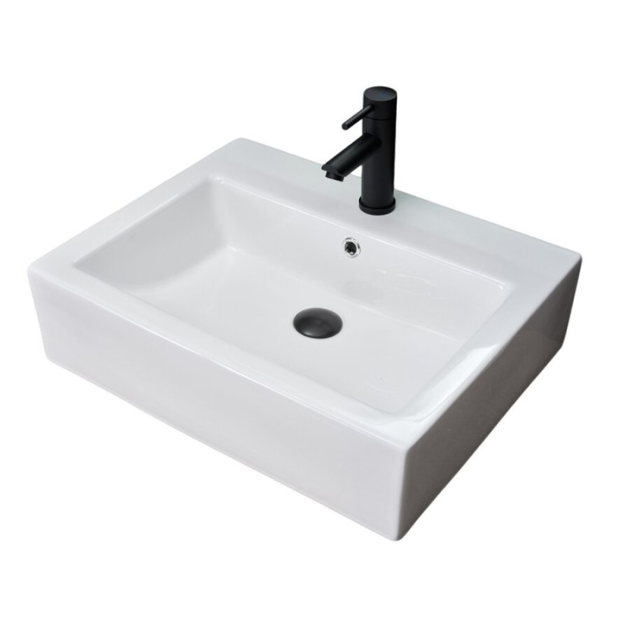 Раковина Gid Geometrico N9157 51216, 57 см, фаянс, белая