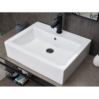 Раковина Gid Geometrico N9157 51216, 57 см, фаянс, белая