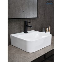 Раковина Gid Geometrico N9257, 51217, 43 см, фаянс, белая