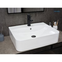 Раковина Gid Geometrico N9258 51218, 60 см, фаянс, белая
