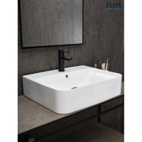Раковина Gid Geometrico N9258 51218, 60 см, фаянс, белая