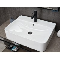 Раковина Gid Geometrico N9258 51218, 60 см, фаянс, белая