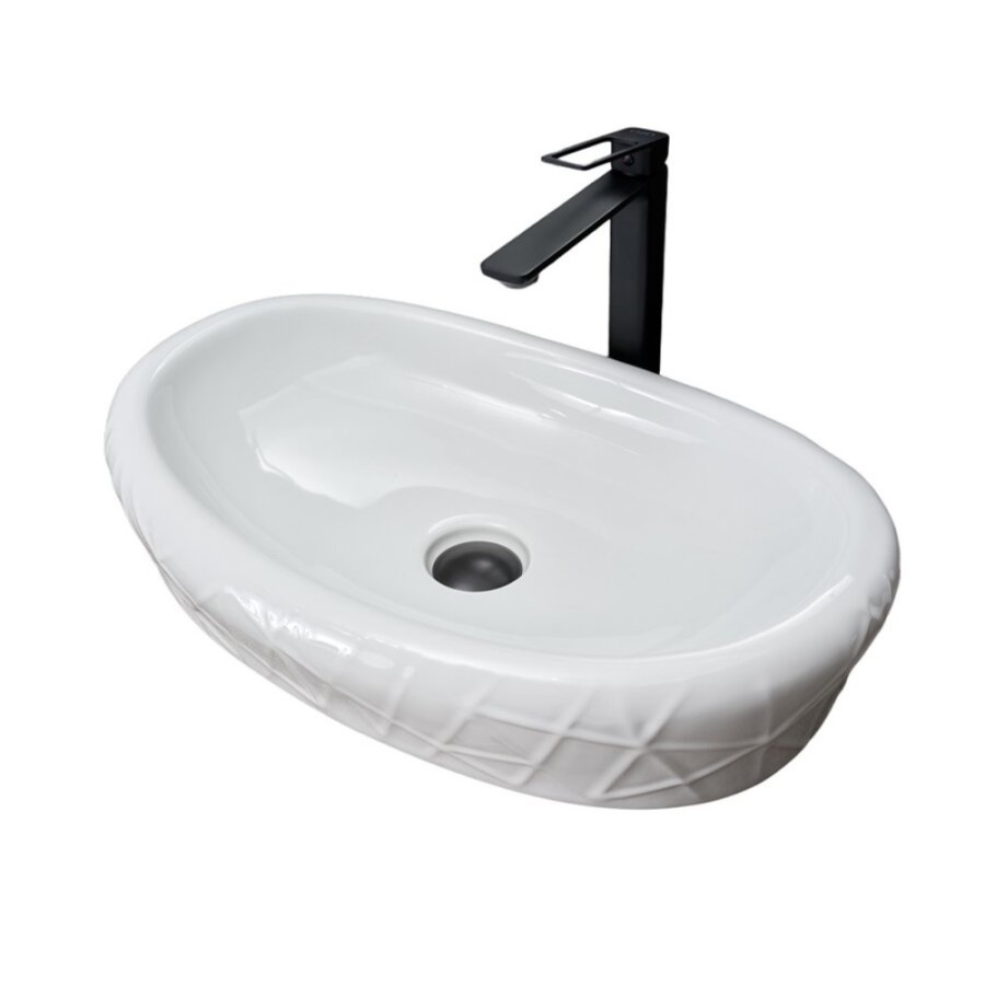 Раковина Gid Creativo 777s 51222, 60 см, фаянс, белая