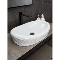 Раковина Gid Creativo 777s 51222, 60 см, фаянс, белая