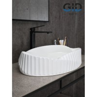 Раковина Gid Creativo 888s 51223, 60 см, фаянс, белая