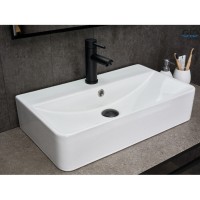Раковина Gid Geometrico N1344 51226, 61 см, фаянс, белая