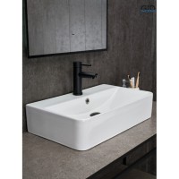 Раковина Gid Geometrico N1344 51226, 61 см, фаянс, белая