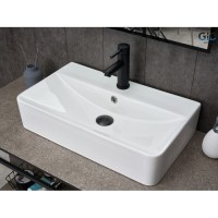 Раковина Gid Geometrico N1344 51226, 61 см, фаянс, белая