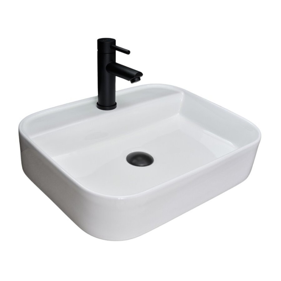 Раковина Gid Geometrico N9550 51229, 50 см, фаянс, белая