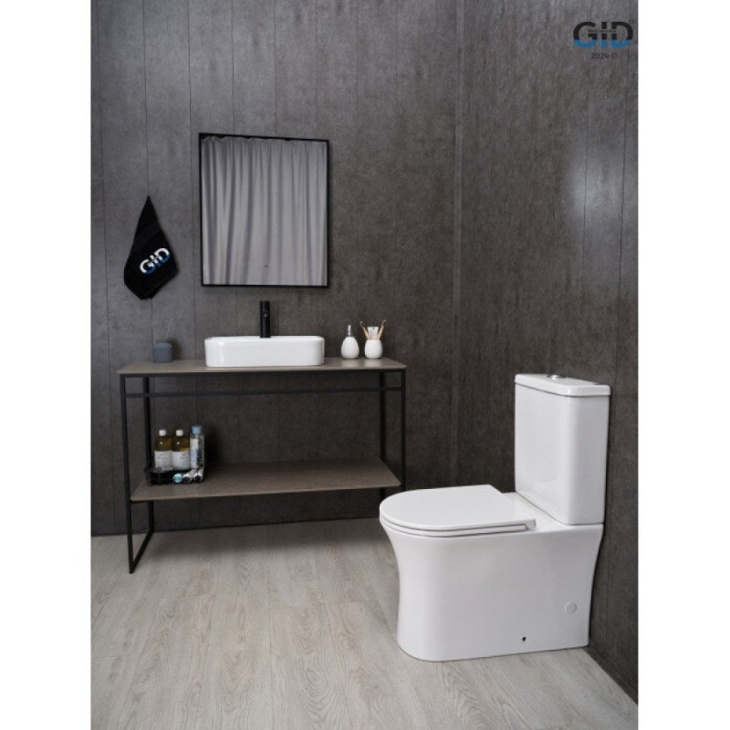 Раковина Gid Geometrico N9550 51229, 50 см, фаянс, белая
