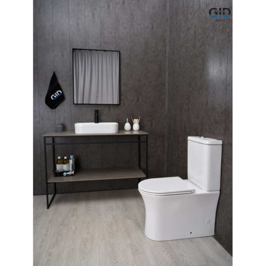 Раковина Gid Geometrico N9550 51229, 50 см, фаянс, белая
