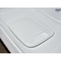 Раковина Gid Geometrico N9598 51230, 61 см, фаянс, белая