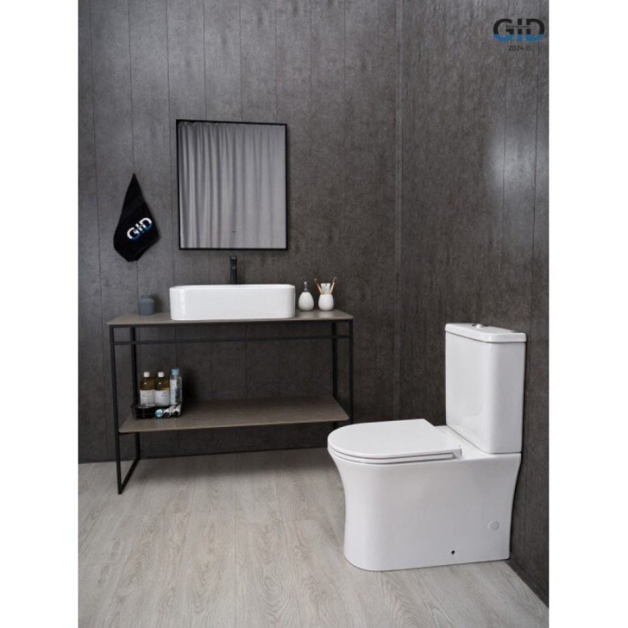 Раковина Gid Geometrico N9598 51230, 61 см, фаянс, белая