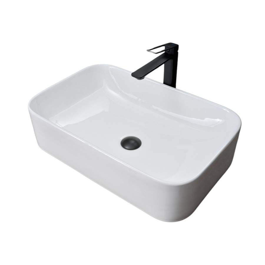Раковина Gid Geometrico N9599 51231, 61 см, фаянс, белая