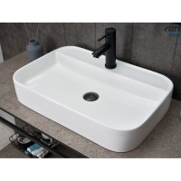 Раковина Gid Geometrico N9660 51232, 60 см, фаянс, белая