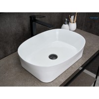 Раковина Gid Creativo N9028 51233, 53 см, фаянс, белая