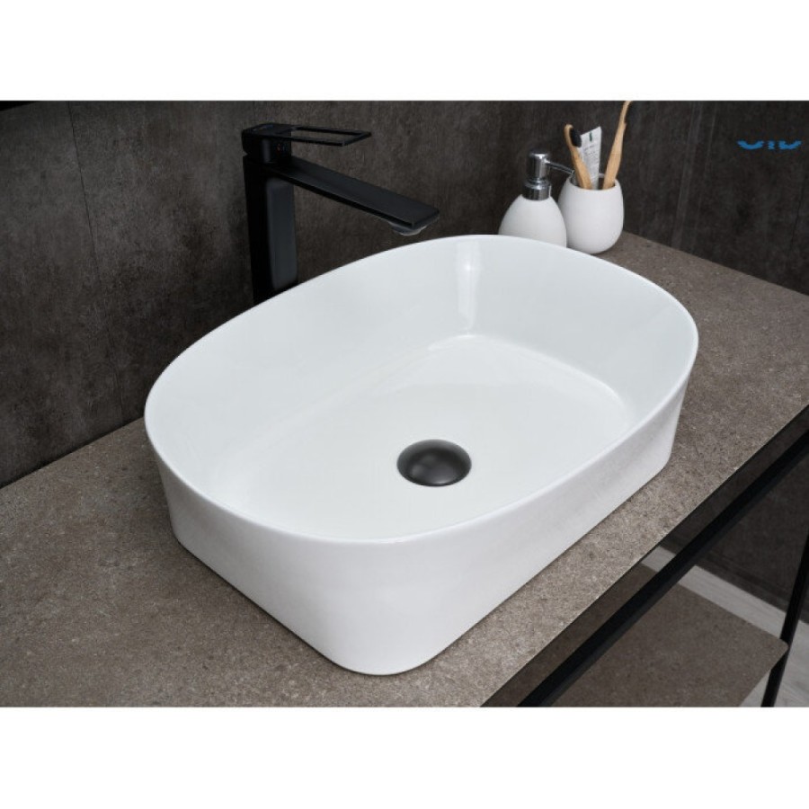 Раковина Gid Creativo N9028 51233, 53 см, фаянс, белая