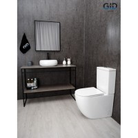 Раковина Gid Lago N9030ds 51235, 40 см, фаянс, белая