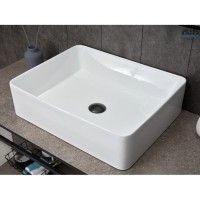 Раковина Gid Geometrico N9104, 51236, 52 см, фаянс, белая