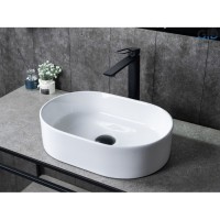 Раковина Gid Lago N1330 51239, 46 см, фаянс, белая