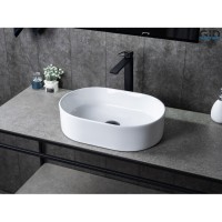 Раковина Gid Lago N1330 51239, 46 см, фаянс, белая