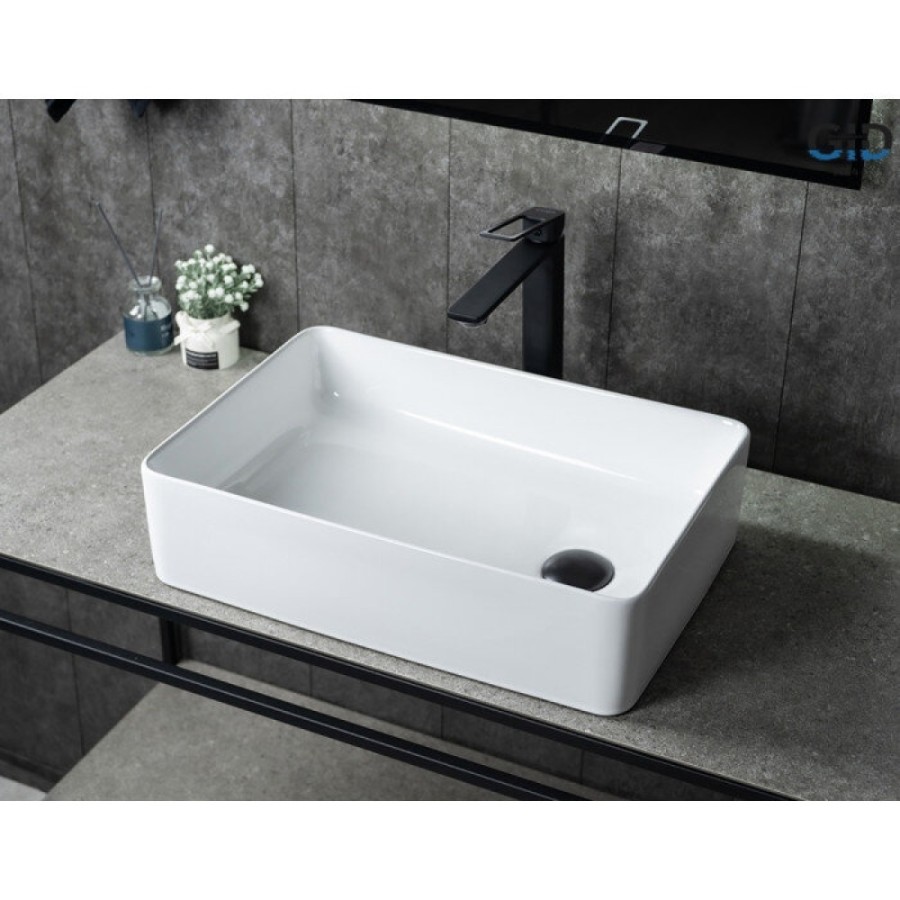 Раковина Gid Creativo N1205 51240, 50 см, фаянс, белая